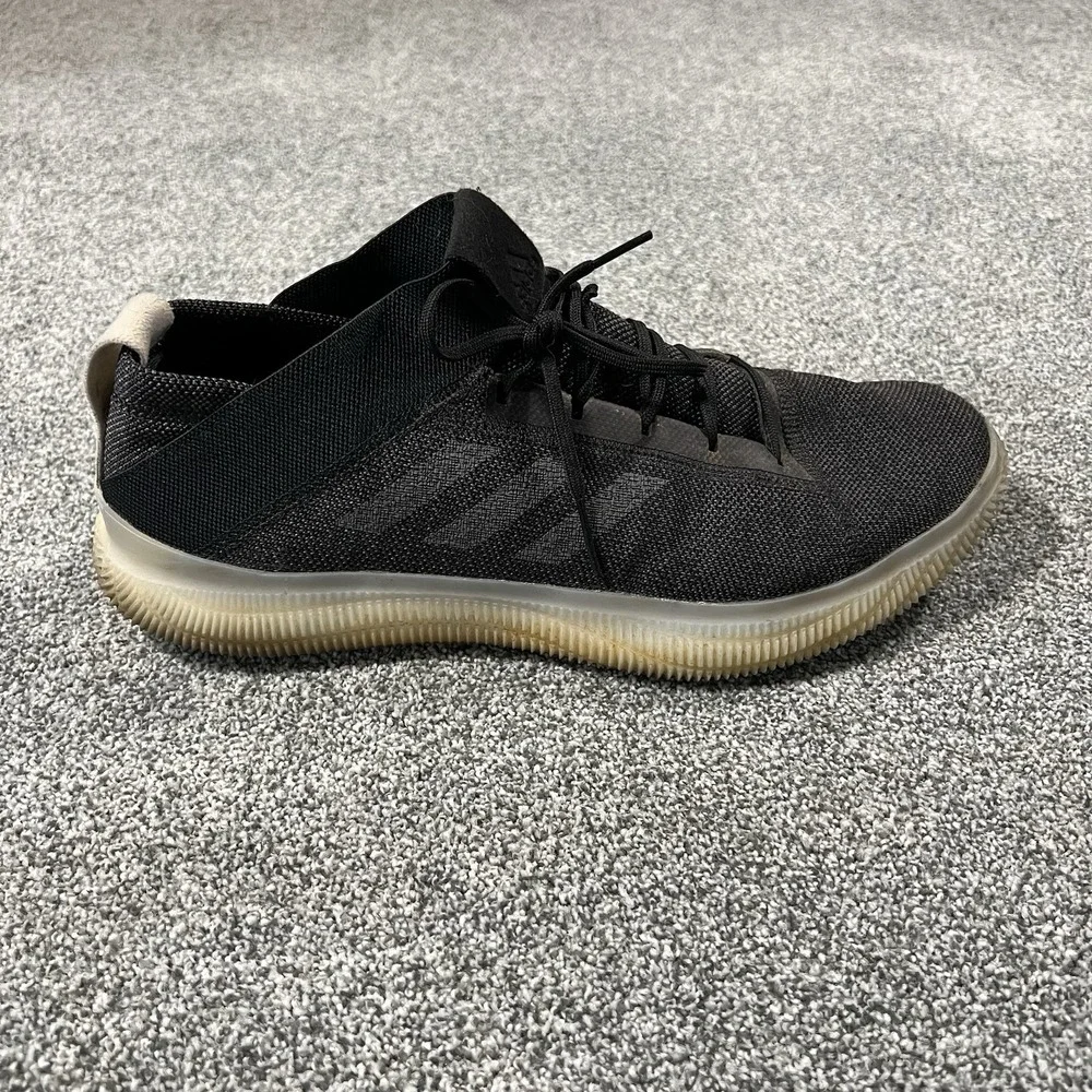 adidas Court Team Bounce 2.0 Black Gum Volleyball Shoes Men's Size 13